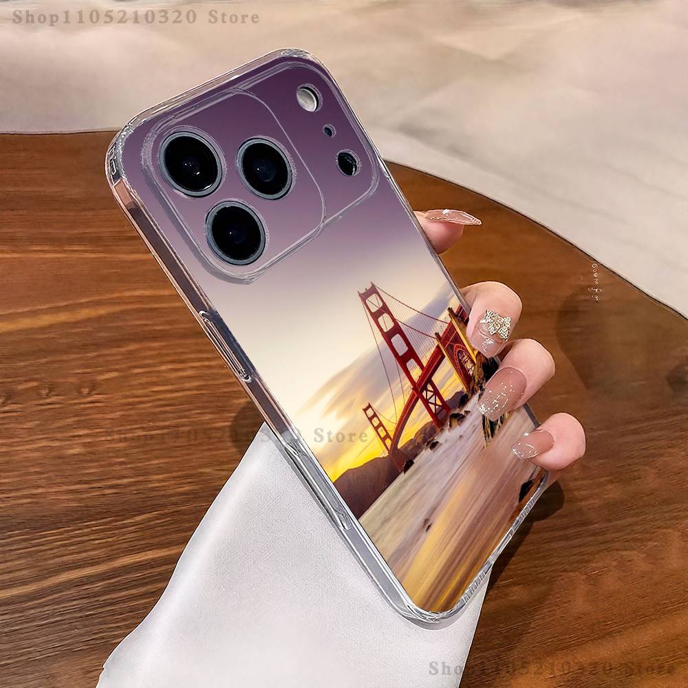 USA Golden Gate Bridge Phone Case For iPhone 17,16,11,15,13,14,12,Air,Mini,Plus,Pro,Max,Plus,E Clear Soft Shell iPhone15Plus
USA Golden Gate Bridge Phone Case For iPhone 17,16,11,15,13,14,12,Air,Mini,Plus,Pro,Max,Plus,E Clear Soft Shell iPhone15Plus