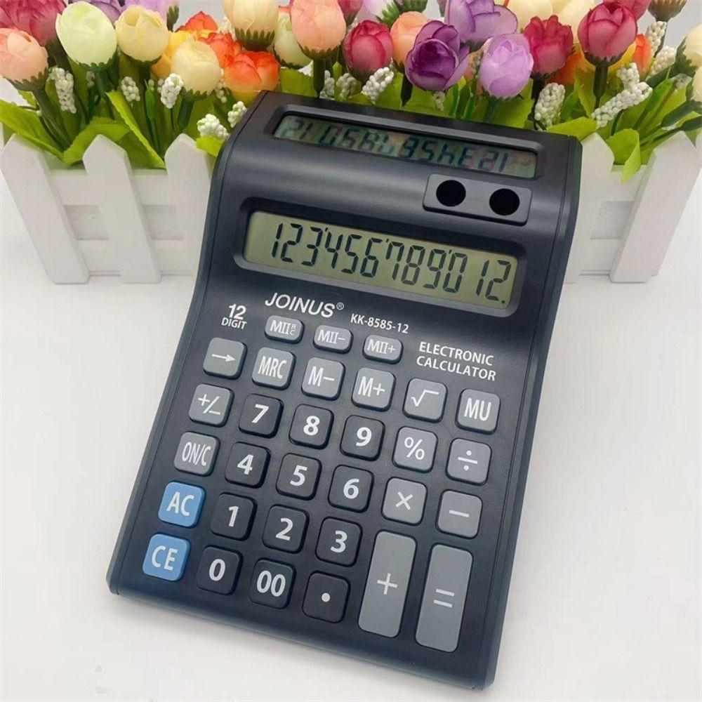 Dual Screen 12 Digits Calculator Stationery Desktop Financial Accounter Calculator Shopping Malls
Dual Screen 12 Digits Calculator Stationery Desktop Financial Accounter Calculator Shopping Malls