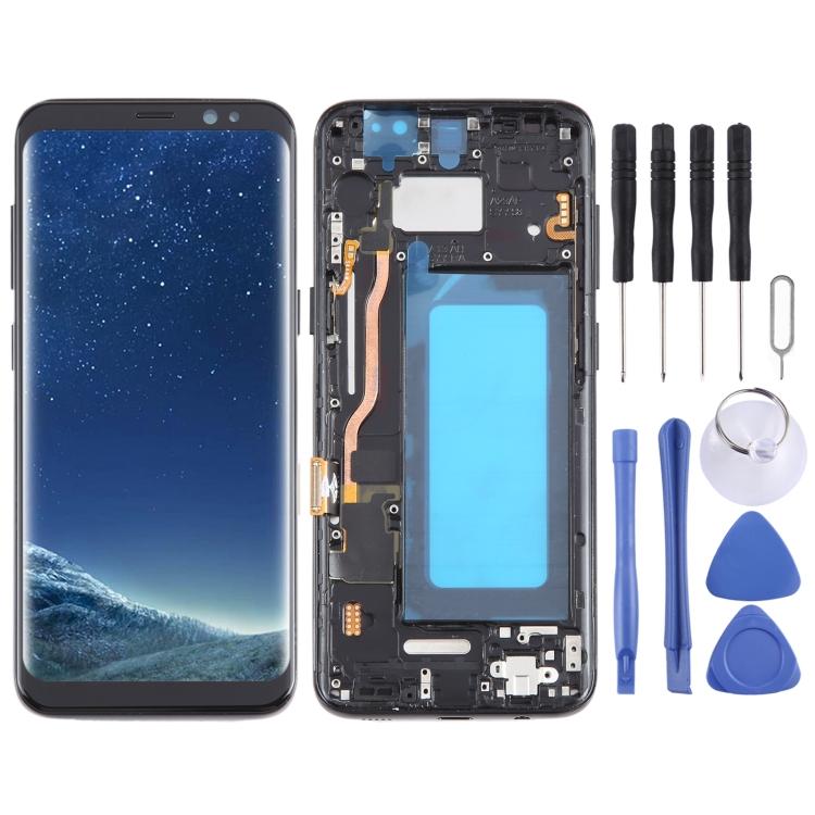 Для Samsung Galaxy S8 SM-G950 TFT LCD экран дигитайзер полная сборка с рамкой (черный)
Для Samsung Galaxy S8 SM-G950 TFT LCD экран дигитайзер полная сборка с рамкой (черный)