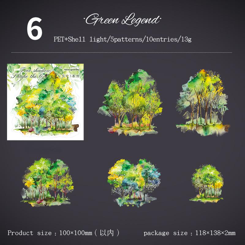 Mr. Paper 10pcs/pack Tree Theme Ins Style Colorful Sticker DIY Waterproof Collage Decoration Handbook Material Stationery
Mr. Paper 10pcs/pack Tree Theme Ins Style Colorful Sticker DIY Waterproof Collage Decoration Handbook Material Stationery