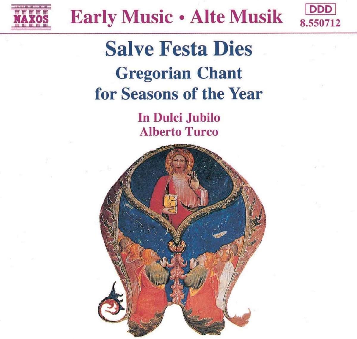 CD ANONYMOUS, ALBERTO TURCO; IN DULCI - Salve Festa Dies: Gregorian Chant f 8550712 Japan Music Others Used
CD ANONYMOUS, ALBERTO TURCO; IN DULCI - Salve Festa Dies: Gregorian Chant f 8550712 Japan Music Others Used