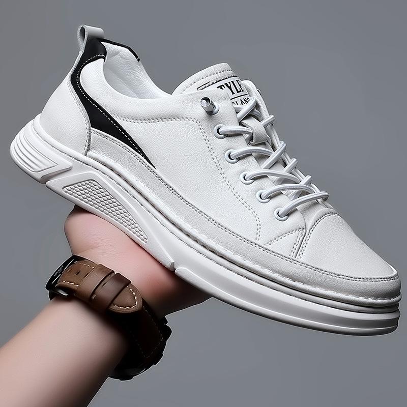 Spring new leather little white shoes white men s casual shoes cowhide breathable green student board shoes men s shoes 44 белый
Spring new leather little white shoes white men s casual shoes cowhide breathable green student board shoes men s shoes 44 белый