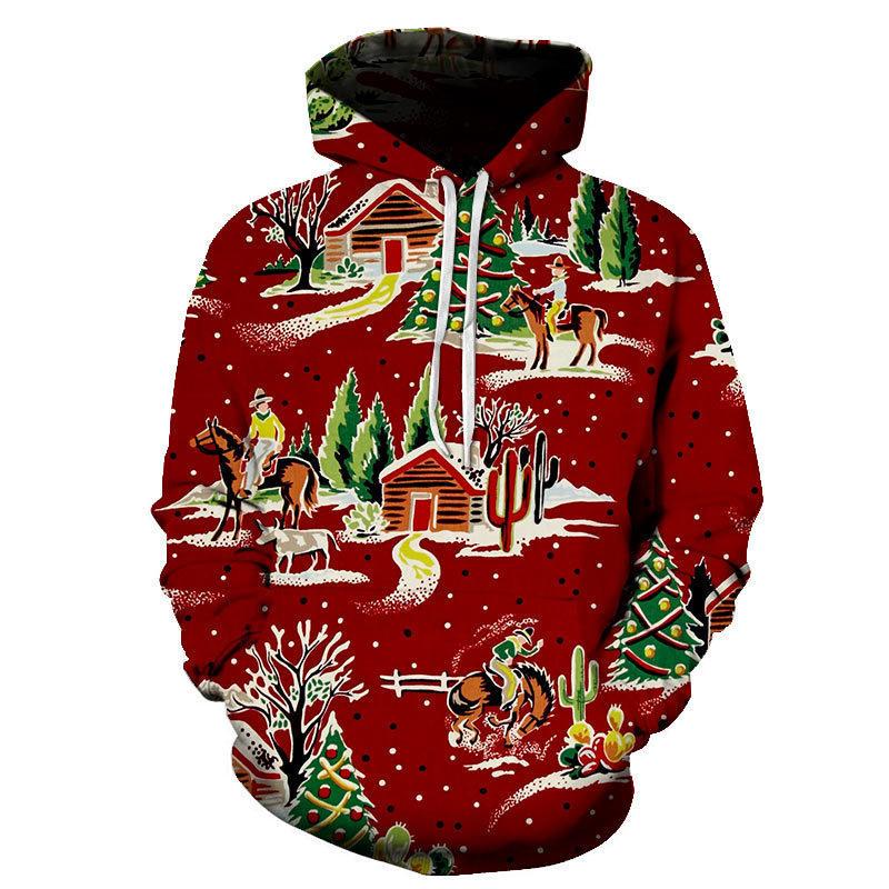 2024 spring and autumn new men s hooded sweatshirt Christmas 3D digital printing casual loose fashion trend top S
2024 spring and autumn new men s hooded sweatshirt Christmas 3D digital printing casual loose fashion trend top S