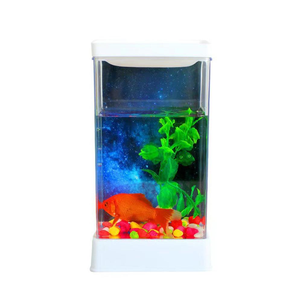 Настольный аквариум для рыбок Betta со светодиодной подсветкой, регулируемая изоляция света, небольшой аквариум, пластиковый мини-аквариум Tabletop fish tank with light
Настольный аквариум для рыбок Betta со светодиодной подсветкой, регулируемая изоляция света, небольшой аквариум, пластиковый мини-аквариум Tabletop fish tank with light