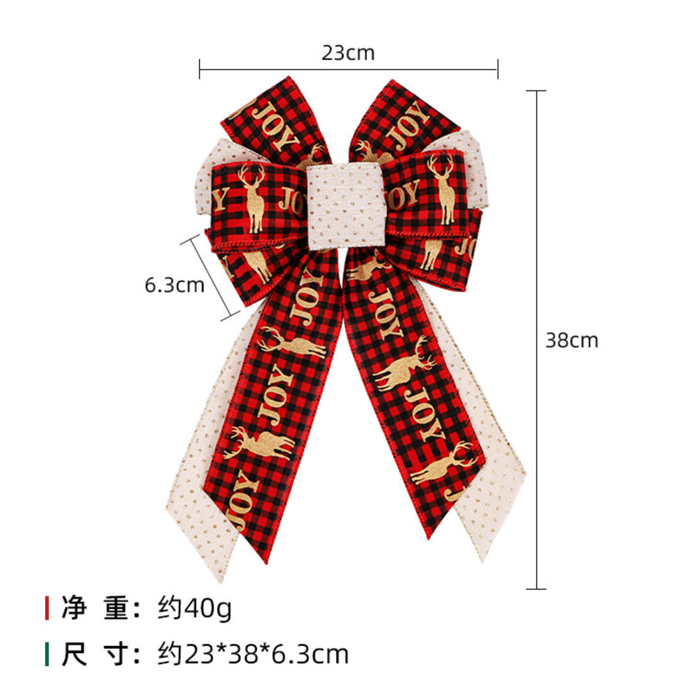 Christmas Bow Christmas Party Decoration Burlap Linen Bow Xmas Tree Top Ribbon Bow New Year Home Indoor Outdoor Decor Large 38cm 38x17cm
Christmas Bow Christmas Party Decoration Burlap Linen Bow Xmas Tree Top Ribbon Bow New Year Home Indoor Outdoor Decor Large 38cm 38x17cm