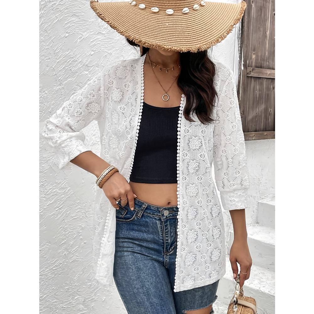 Женский элегантный кружевной кардиган в стиле пэчворк с кружевом, верхняя куртка XXL белый
Женский элегантный кружевной кардиган в стиле пэчворк с кружевом, верхняя куртка XXL белый