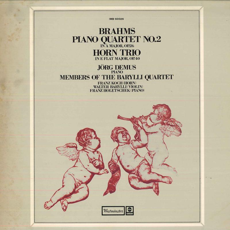 LP Record JORG DEMUS(PIANO)/MEMBERS OF THE BA - Brahms:piano Quartet No.2 In A Majo IWB60026 WESTMINSTER Japan Obi Classical Used
LP Record JORG DEMUS(PIANO)/MEMBERS OF THE BA - Brahms:piano Quartet No.2 In A Majo IWB60026 WESTMINSTER Japan Obi Classical Used