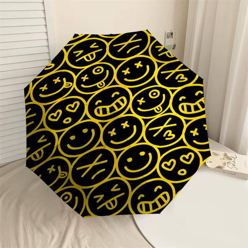 1PC smiley face Automatic Open/Close Umbrella with Windproof, 8-Rib Sturdy Canopy, Durable Ribs, Fashionable Design1332A
1PC smiley face Automatic Open/Close Umbrella with Windproof, 8-Rib Sturdy Canopy, Durable Ribs, Fashionable Design1332A