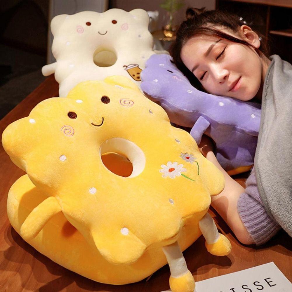 Super Soft Cookie Office Nap Pillow Plush&Ice Silk Hollow Pillow Stuffed Toy Winter жовтий
Super Soft Cookie Office Nap Pillow Plush&Ice Silk Hollow Pillow Stuffed Toy Winter жовтий