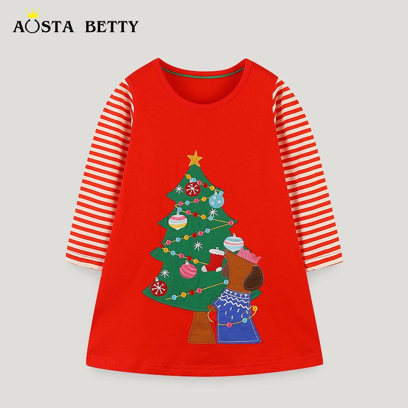 European and American Style Autumn Girls Cute Christmas Tree Patchwork Dress, Long for Small to Medium Children 3Y (100 cm)
European and American Style Autumn Girls Cute Christmas Tree Patchwork Dress, Long for Small to Medium Children 3Y (100 cm)
