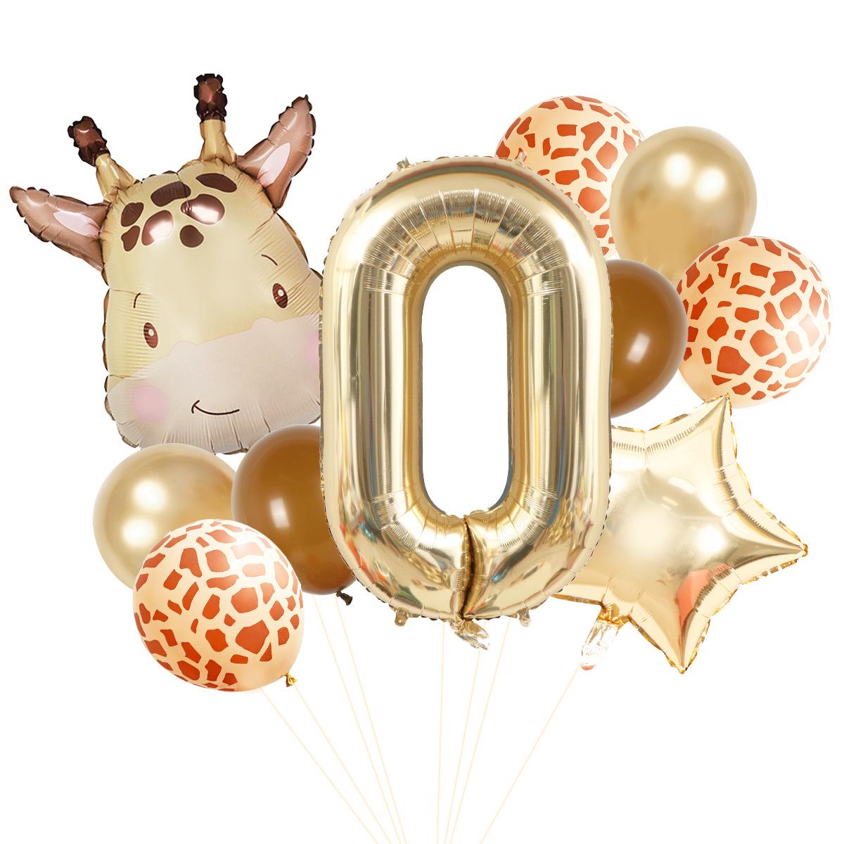 Cartoon Animal Giraffe Aluminum Film Balloon Platinum Digital Balloon Set Children S Birthday Party Arrangement Giraffe Number 0 Set
Cartoon Animal Giraffe Aluminum Film Balloon Platinum Digital Balloon Set Children S Birthday Party Arrangement Giraffe Number 0 Set
