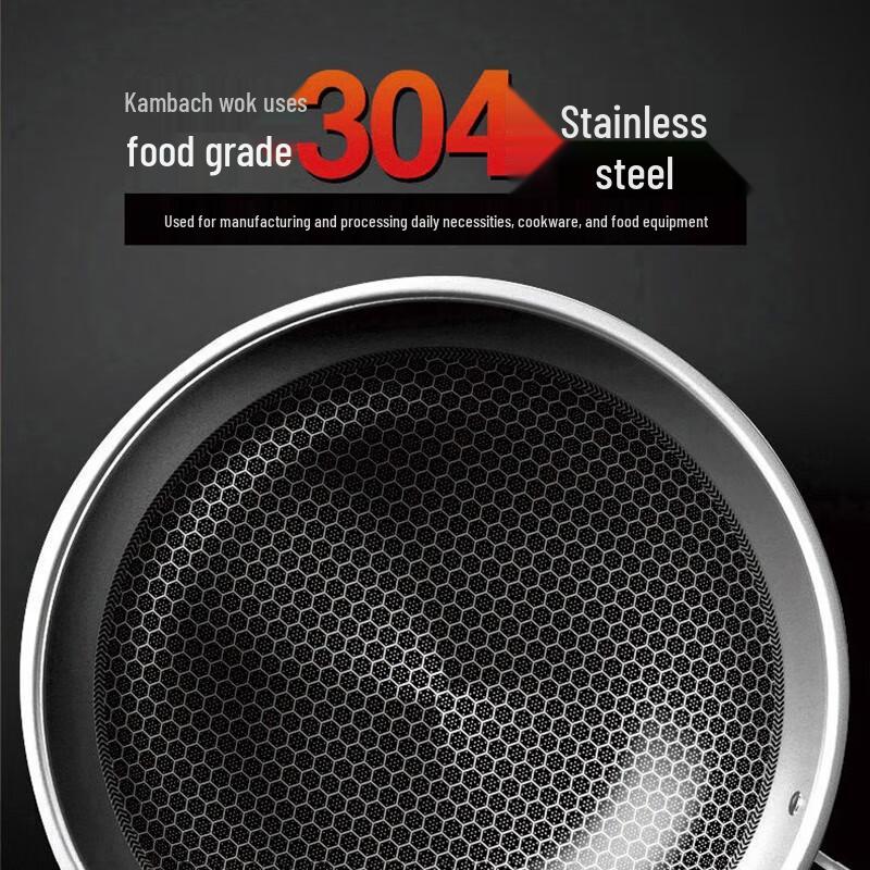 Kangbax 32cm 3-Ply Stainless Steel Wok
Kangbax 32cm 3-Ply Stainless Steel Wok