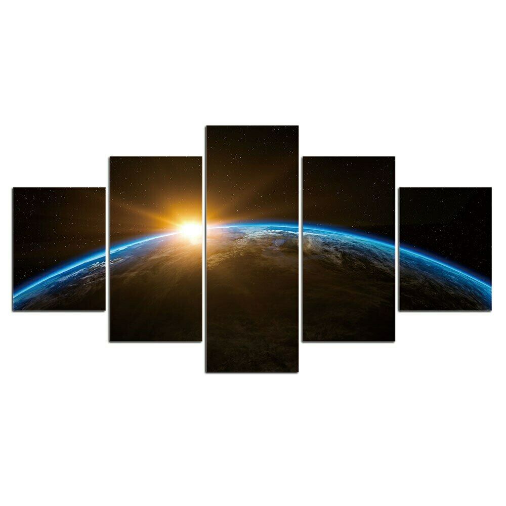 5Pcs Universe Earth Light Sun Decor Pictures Canvas No Framed 5 Panel Room Decor Paintings Wall HD Print Home Decor Abstract
5Pcs Universe Earth Light Sun Decor Pictures Canvas No Framed 5 Panel Room Decor Paintings Wall HD Print Home Decor Abstract
