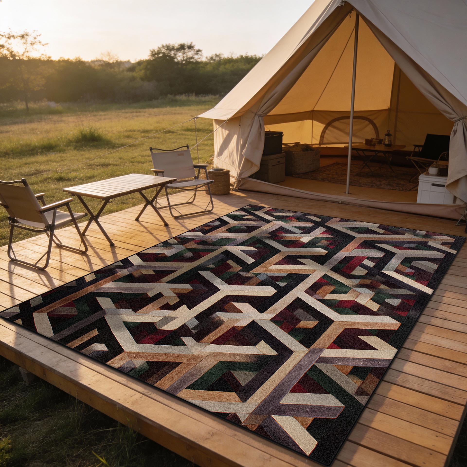 Outdoor Easy Storage Geometric Style Carpet Home Washable Easy Clean Decoration Large Rugs Bedroom Living Room Soft Floor Mat 50x80cm
Outdoor Easy Storage Geometric Style Carpet Home Washable Easy Clean Decoration Large Rugs Bedroom Living Room Soft Floor Mat 50x80cm