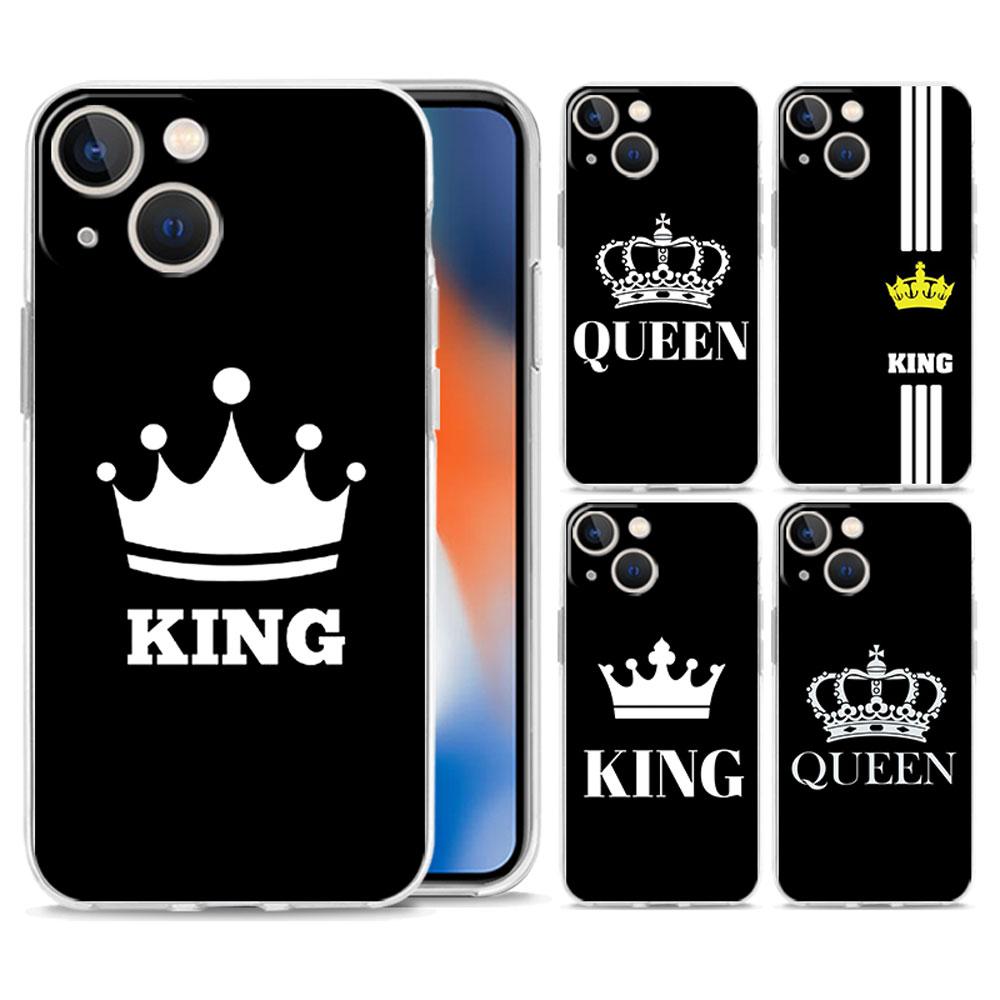 Phone Case For iPhone 15 14 13 12 Mini 11 Pro Max XS X XR 7 8 Plus Clear Silicone Cover Couple Style Cartoon Crown king Queen
Phone Case For iPhone 15 14 13 12 Mini 11 Pro Max XS X XR 7 8 Plus Clear Silicone Cover Couple Style Cartoon Crown king Queen