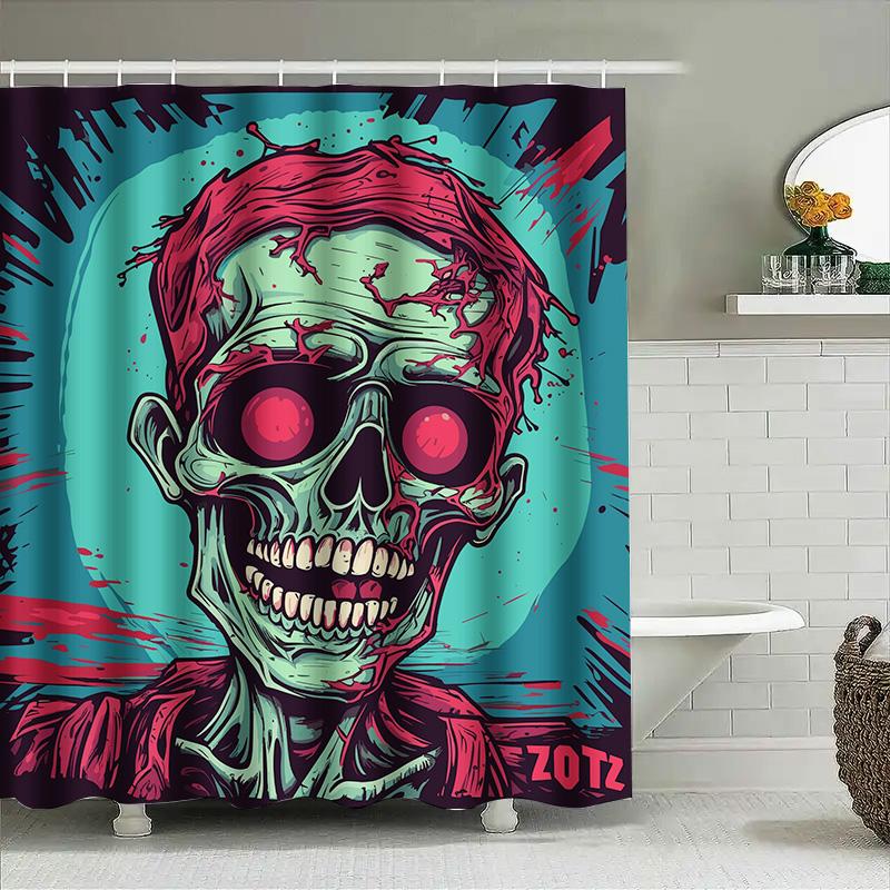 Tuniu Creepy Skull Shower Curtain Horror Theme Room Decor Funny Halloween Gift Cool Bathroom Decor W60H190(CM)-1 Pcs
Tuniu Creepy Skull Shower Curtain Horror Theme Room Decor Funny Halloween Gift Cool Bathroom Decor W60H190(CM)-1 Pcs