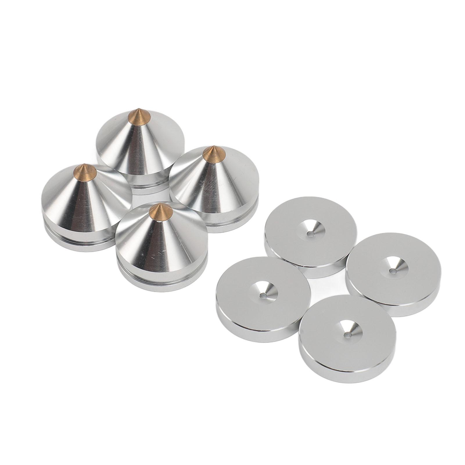 4 шт. Ізоляційні ніжки для колонок з алюмінієвого сплаву, шипи для поглинання вібрацій колонок для CD/DVD-програвача срібний
4 шт. Ізоляційні ніжки для колонок з алюмінієвого сплаву, шипи для поглинання вібрацій колонок для CD/DVD-програвача срібний