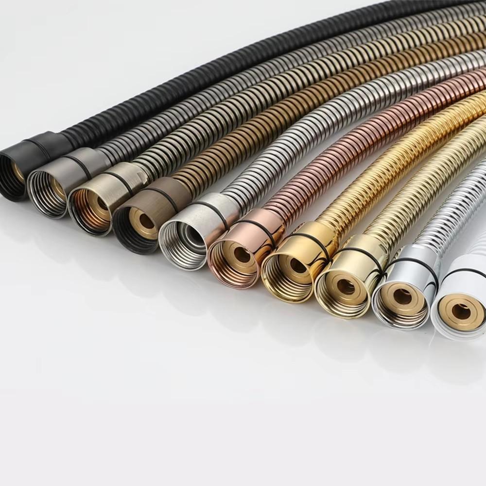 New High Quality Black Shower Hose Bathroom Fitting Stainless Steel Soft Bath Tube 1.5/2/3 Meter Water Pipe Chrome,Gold,Grey 2M
New High Quality Black Shower Hose Bathroom Fitting Stainless Steel Soft Bath Tube 1.5/2/3 Meter Water Pipe Chrome,Gold,Grey 2M