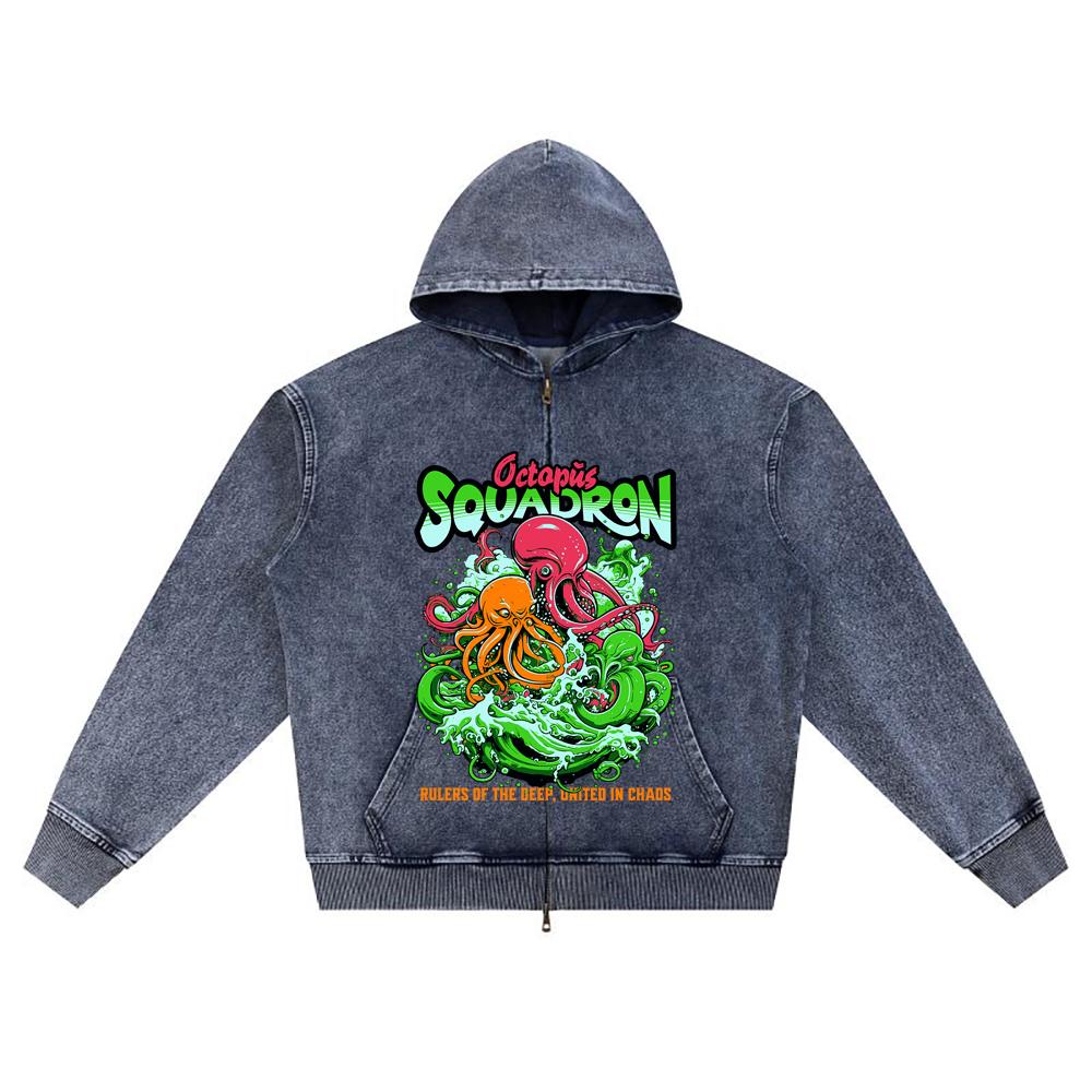 DTG print Knitted Denim Zip-Up Hoodie Octopus Squadron Brother Print Zipper Hoodies XL
DTG print Knitted Denim Zip-Up Hoodie Octopus Squadron Brother Print Zipper Hoodies XL