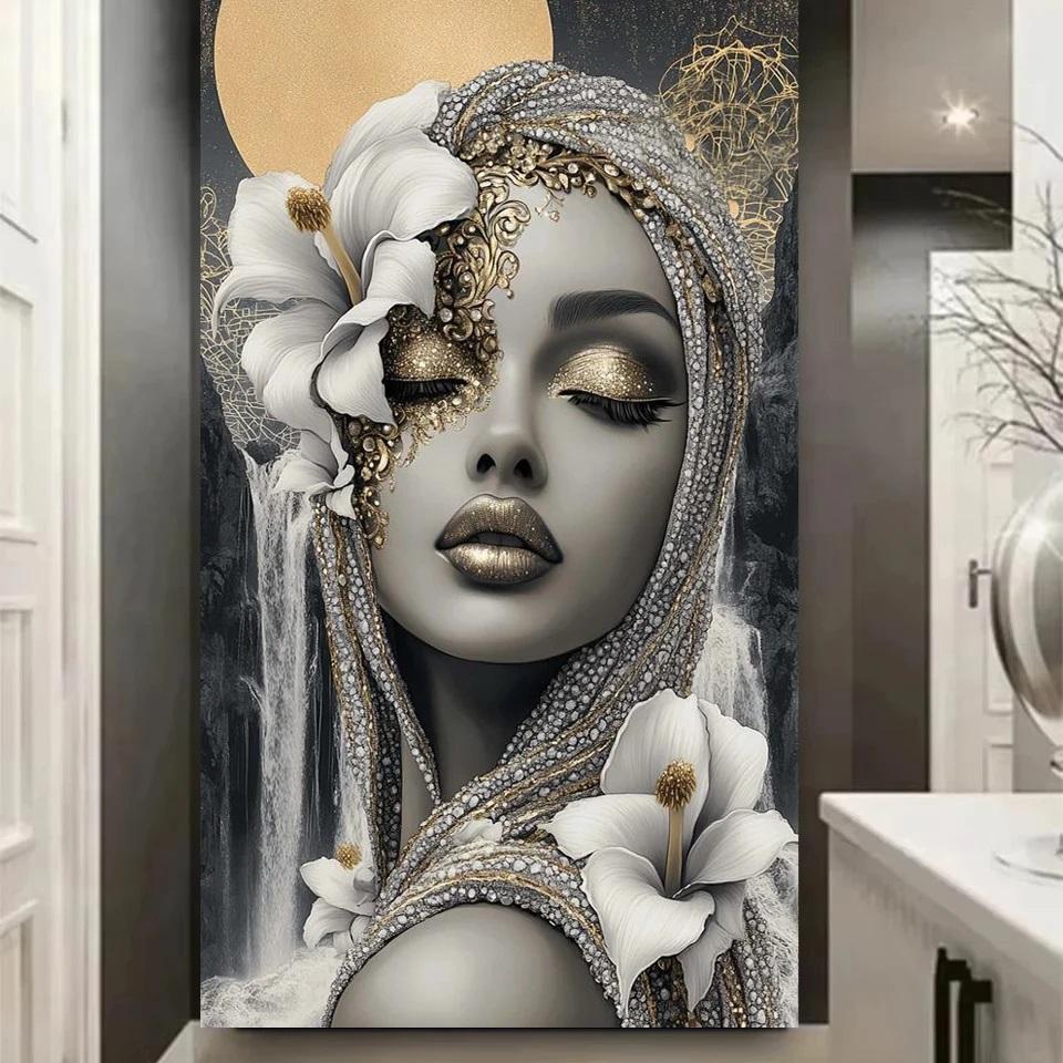 Причудливая Серебристая Элегантная Африканка DIY Алмазная Живопись, Полная Выкладка Квадратные Круглые Алмазы, DIY Подарки Ручной Работы Домашний Декор Full Round 30x60CM
Причудливая Серебристая Элегантная Африканка DIY Алмазная Живопись, Полная Выкладка Квадратные Круглые Алмазы, DIY Подарки Ручной Работы Домашний Декор Full Round 30x60CM