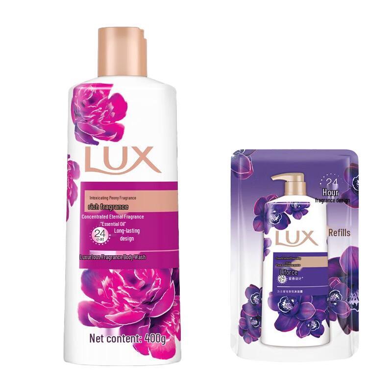 LUX Whitening & Moisturizing Peony Scent Shower Gel
LUX Whitening & Moisturizing Peony Scent Shower Gel