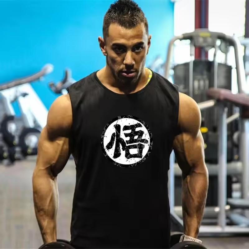 Japanese Anime Wu Font Funny Print Fitness Tank Tops Mens Cotton Bodybuilding Stringer Vest Gym Clothing Sports Sleeveless Shirt 6XL
Japanese Anime Wu Font Funny Print Fitness Tank Tops Mens Cotton Bodybuilding Stringer Vest Gym Clothing Sports Sleeveless Shirt 6XL