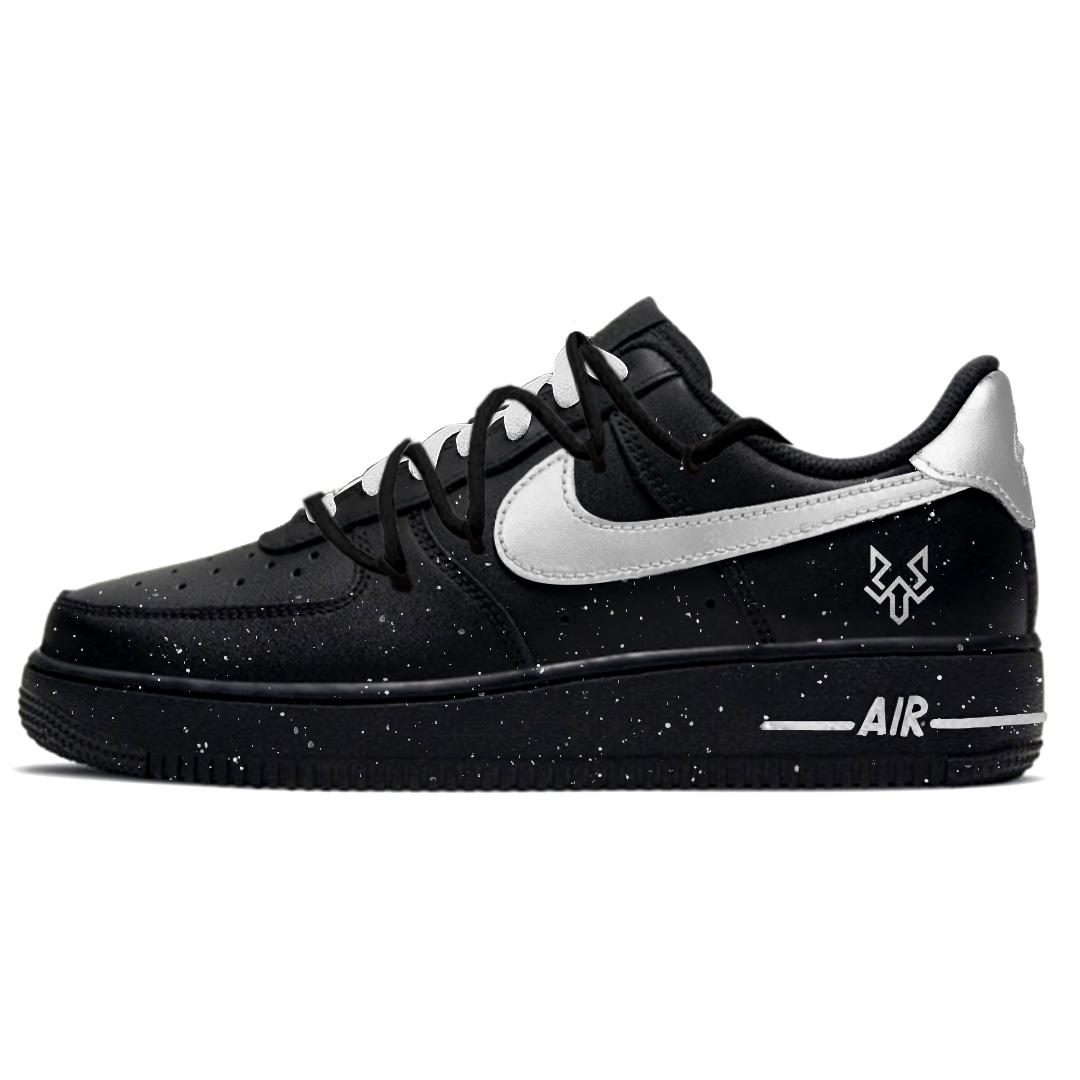 Nike Air Force 1 Galaxy Time Abrasion Resistant Low top Skateboard Shoes Unisex Black Silver CW2288-001(Team1515-) 41
Nike Air Force 1 Galaxy Time Abrasion Resistant Low top Skateboard Shoes Unisex Black Silver CW2288-001(Team1515-) 41