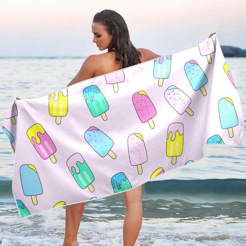 Fruit Ice Cream Beach Towel Microfiber Beach Blankets Quick Dry Oversized Sand Free Beach Towel Lightweight Pool Towel for W30*H60(CM)
Fruit Ice Cream Beach Towel Microfiber Beach Blankets Quick Dry Oversized Sand Free Beach Towel Lightweight Pool Towel for W30*H60(CM)