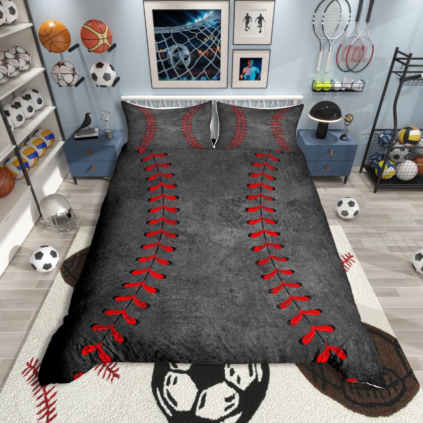 Comforter Homewish Baseball Teens Sport Game Comforter Setgray Red Bed Set For Kidsbreathable Home Decor Comforter (quilt)-EU Single(135*200cm)3pcs
Comforter Homewish Baseball Teens Sport Game Comforter Setgray Red Bed Set For Kidsbreathable Home Decor Comforter (quilt)-EU Single(135*200cm)3pcs