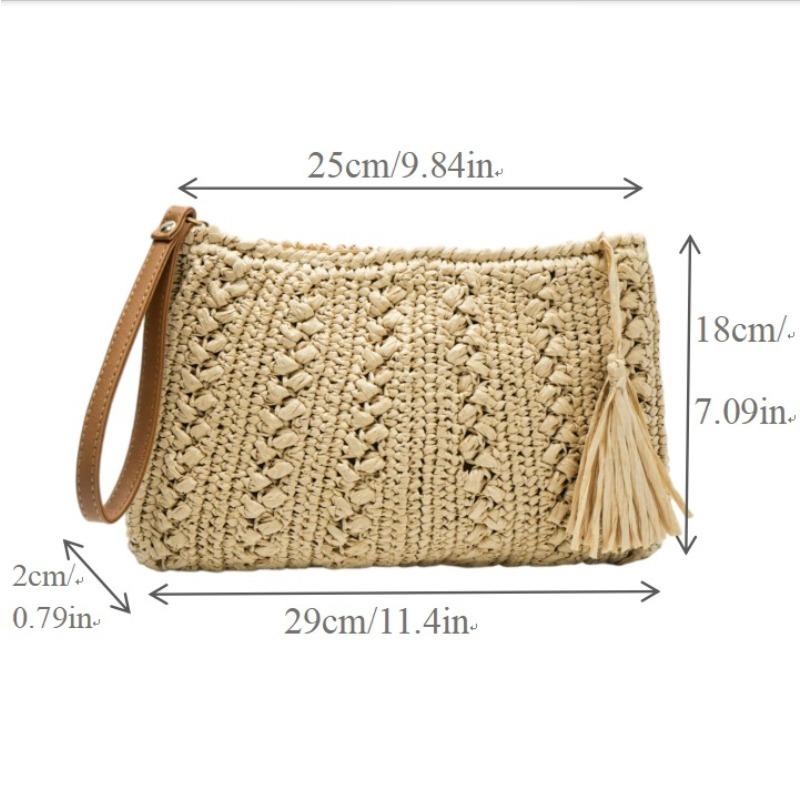 New wheat ear hand carry straw bag handmade crochet bag fashion hand bag seaside vacation beach women s bag zipper светло-коричневого
New wheat ear hand carry straw bag handmade crochet bag fashion hand bag seaside vacation beach women s bag zipper светло-коричневого