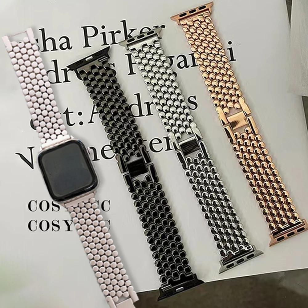 Stainless Steel Strap For Apple Watch 10 9 8 7 42mm 46 41mm 45 Ultra 2 49mm 40 44 Band For IWatch 6 5 4 SE 38mm Bracelet 38mm
Stainless Steel Strap For Apple Watch 10 9 8 7 42mm 46 41mm 45 Ultra 2 49mm 40 44 Band For IWatch 6 5 4 SE 38mm Bracelet 38mm