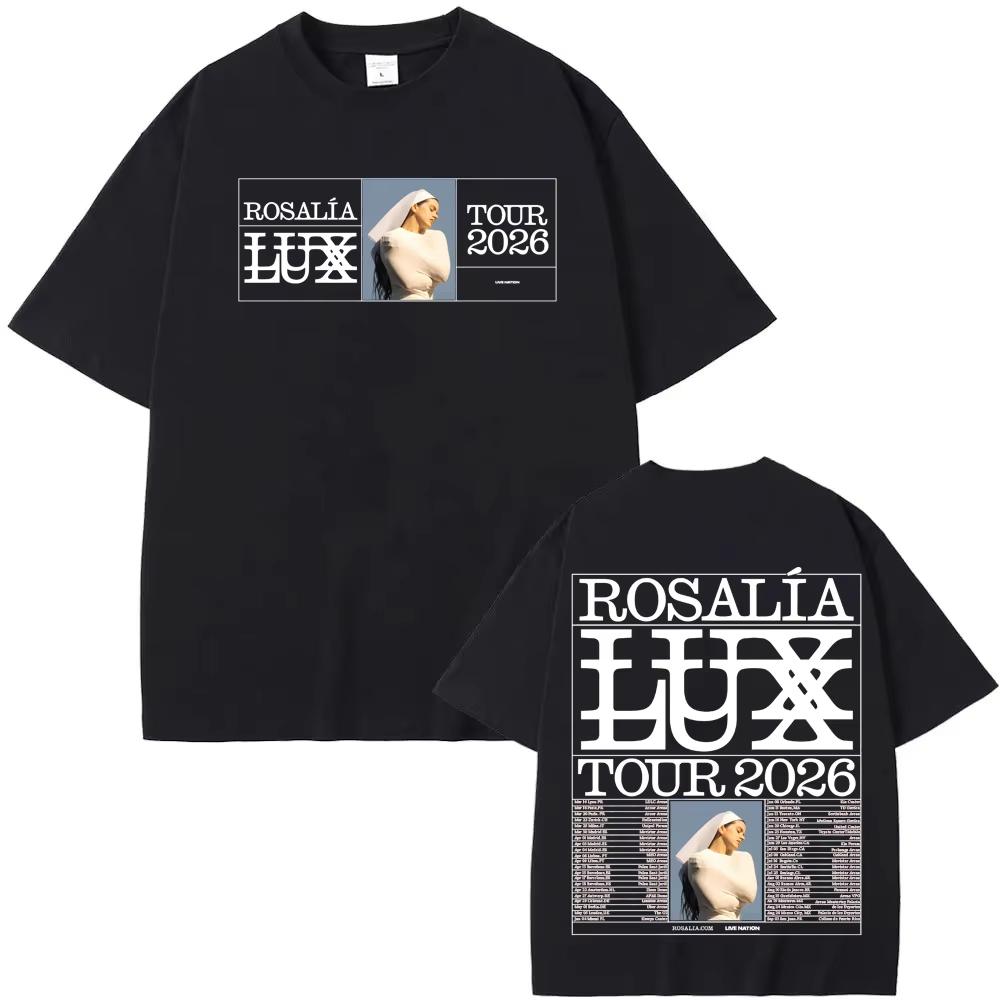 ROSALIA LUX tour TSHIRT 2026 ROSAIA Same As Official Website High Quality Teeshirt Oversized Cotton Harajuku Round Neck TEES 2XL
ROSALIA LUX tour TSHIRT 2026 ROSAIA Same As Official Website High Quality Teeshirt Oversized Cotton Harajuku Round Neck TEES 2XL