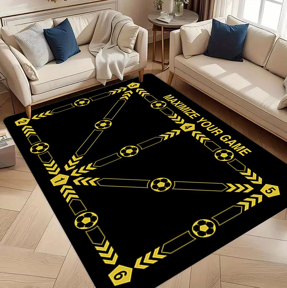 Sports Training Carpet Rug Home Decoration Football Exercise Floor Mat Gym Living Room Kids Play Blue Yellow Black 40x60cm
Sports Training Carpet Rug Home Decoration Football Exercise Floor Mat Gym Living Room Kids Play Blue Yellow Black 40x60cm