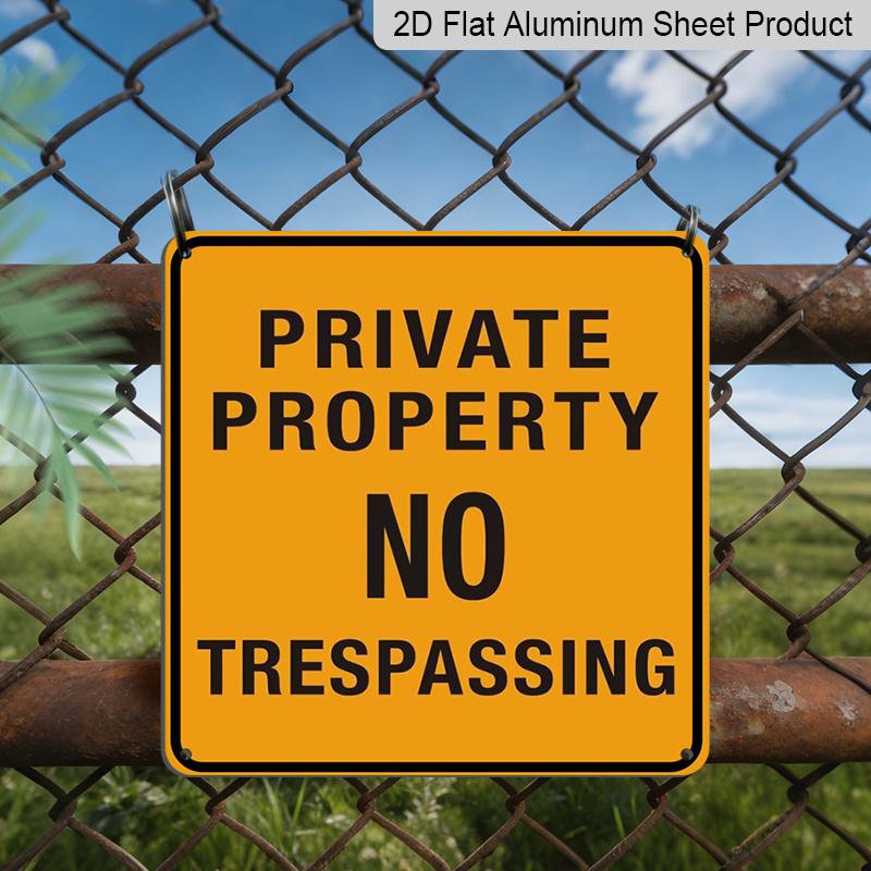 2D Flat 1pc, Private Property No Trespassing Sign Bright Orange & Warning Plaque for Indoor/Outdoor - Private Land, Business, Home Security - Easy 20*20cm
2D Flat 1pc, Private Property No Trespassing Sign Bright Orange & Warning Plaque for Indoor/Outdoor - Private Land, Business, Home Security - Easy 20*20cm