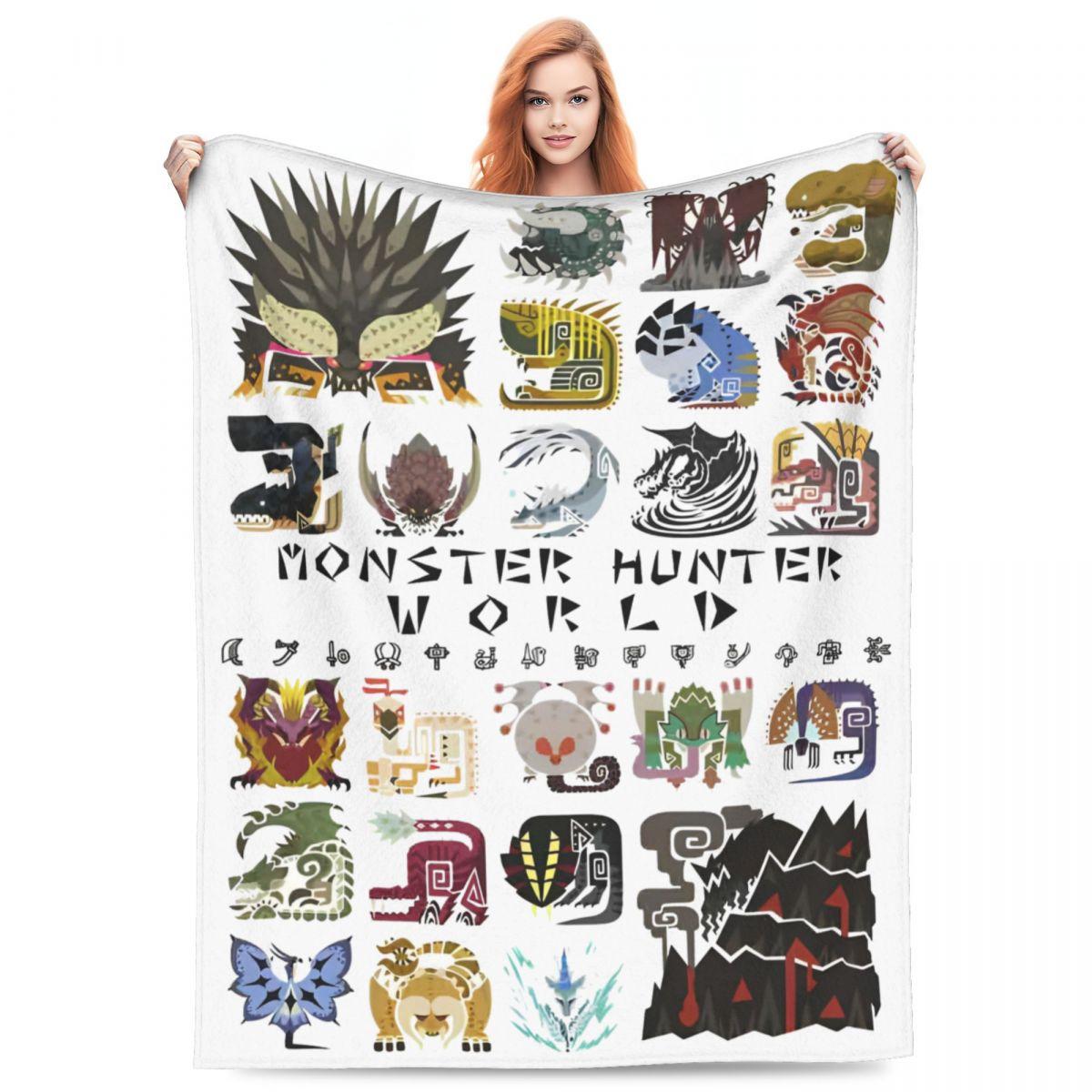 Game Monster Hunter Flannel Blankets Cartoon Warm Soft Throw Blanket for Outdoor Camping Print Bedspread Sofa Bed Cover 30x40in
Game Monster Hunter Flannel Blankets Cartoon Warm Soft Throw Blanket for Outdoor Camping Print Bedspread Sofa Bed Cover 30x40in