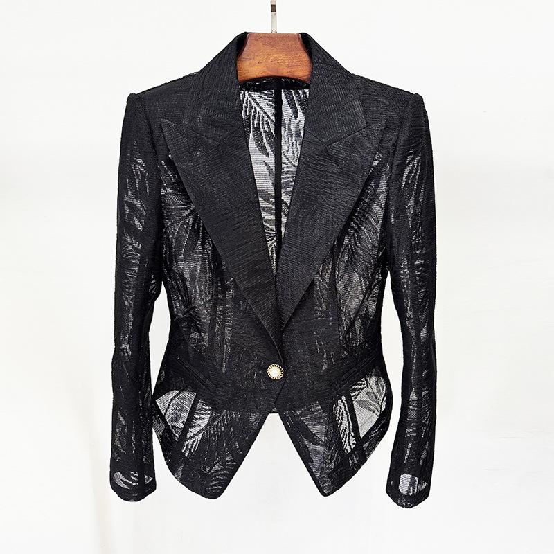 High Street 2026 Spring/Summer Slim-Fit Embroidered Mesh Jacket Suit XX-Large
High Street 2026 Spring/Summer Slim-Fit Embroidered Mesh Jacket Suit XX-Large