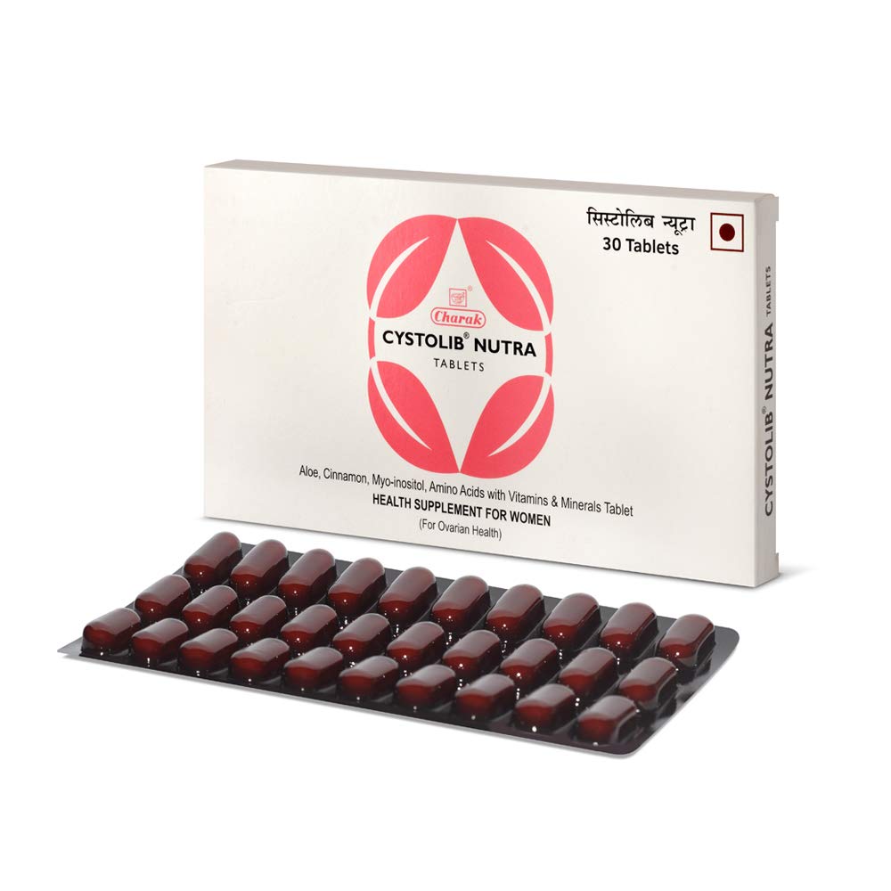 Charak Cystolib Nutra 30 Tablets Women Hormonal Balance PCOS PCOD Support Supplement
Charak Cystolib Nutra 30 Tablets Women Hormonal Balance PCOS PCOD Support Supplement