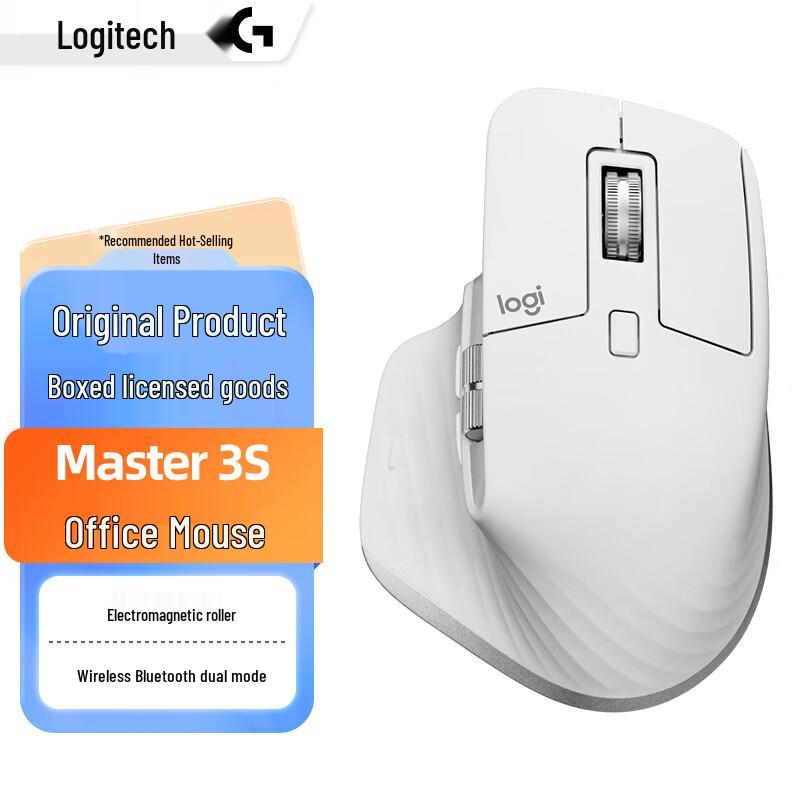 Logitech MX Master 3S Wireless Bluetooth Mouse
Logitech MX Master 3S Wireless Bluetooth Mouse