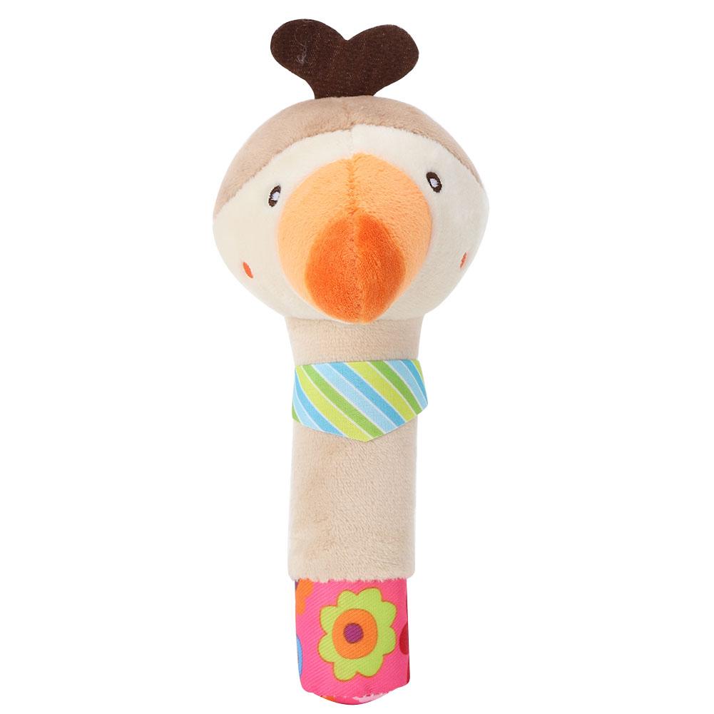 Cute Plush Cartoon Animal Baby Rattle Hand Bells Comfort Toy for Children BabyParrot
Cute Plush Cartoon Animal Baby Rattle Hand Bells Comfort Toy for Children BabyParrot