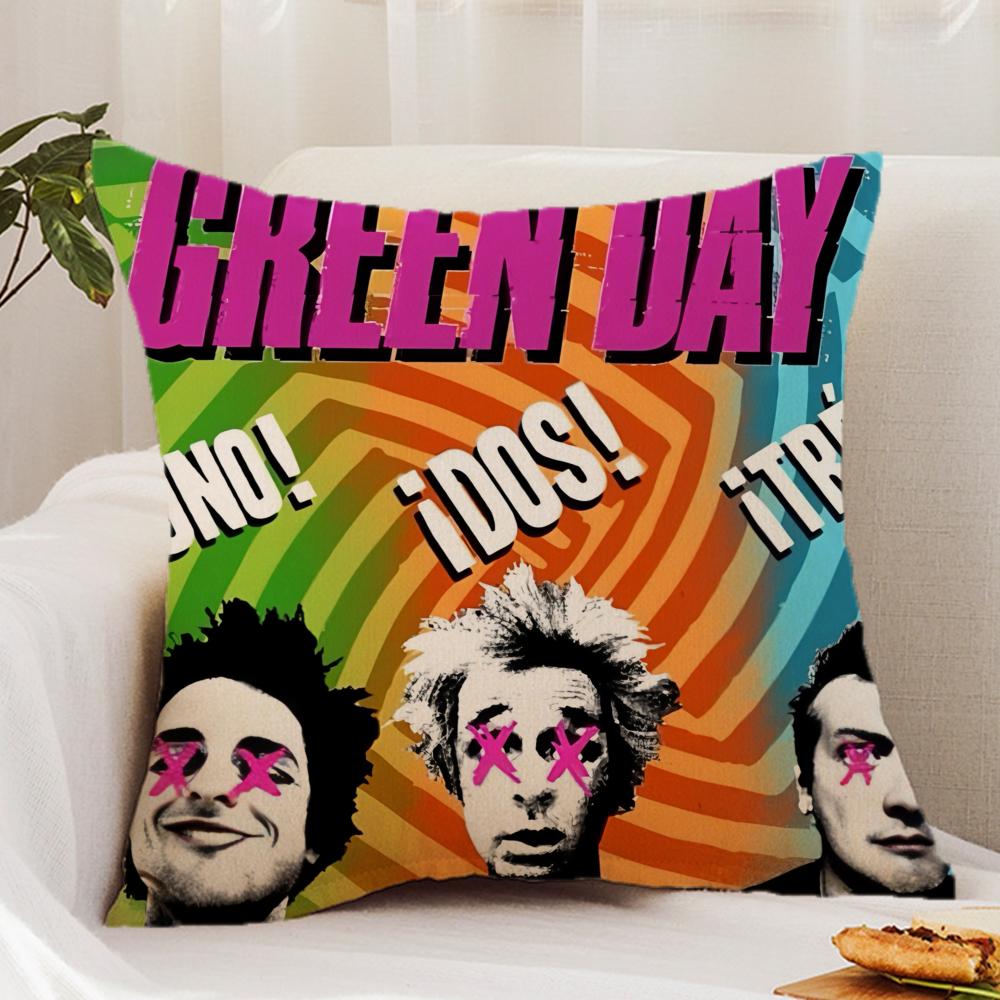 D-Green Day Band Cushion Cover Premium Comfort Reversible Pillow Cover - Dual - Use Design for Home & Car 12x12Inch
D-Green Day Band Cushion Cover Premium Comfort Reversible Pillow Cover - Dual - Use Design for Home & Car 12x12Inch