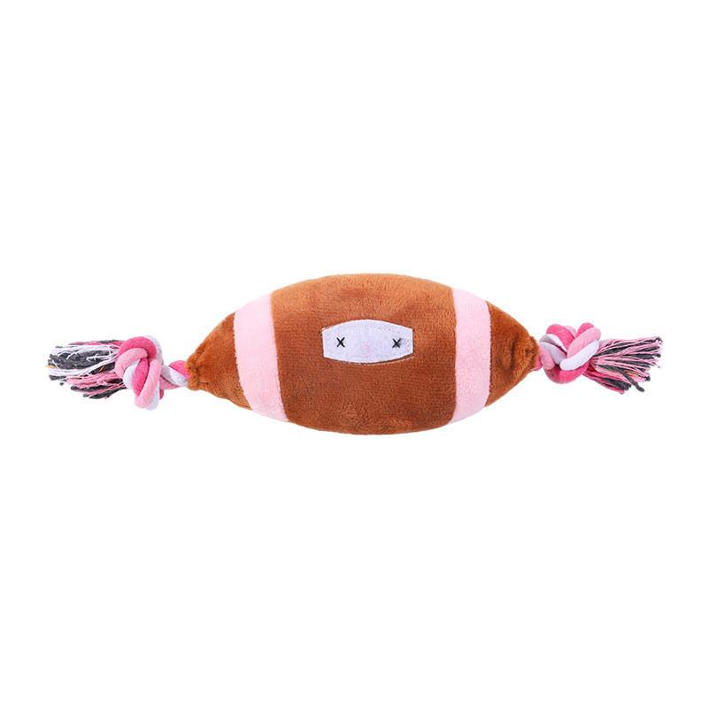 Wholesale Plush Dog Toy With Cotton Rope Sound And Durable Olive Football Design розовый
Wholesale Plush Dog Toy With Cotton Rope Sound And Durable Olive Football Design розовый