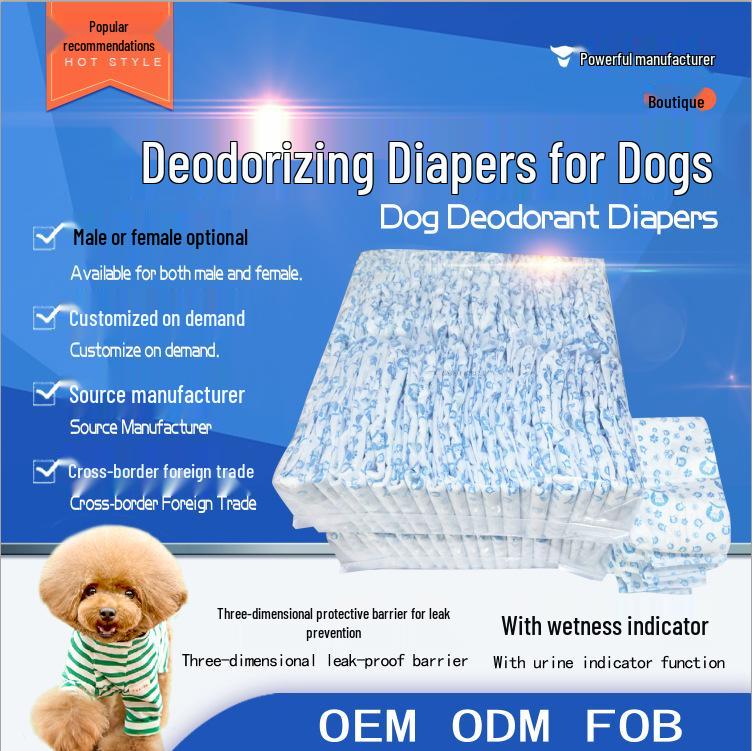 40-Pack Dog Diaper Pants - Large Pet Menstrual and Physiological Pants Male Dog M 10-piece Pack 40-piece Case
40-Pack Dog Diaper Pants - Large Pet Menstrual and Physiological Pants Male Dog M 10-piece Pack 40-piece Case