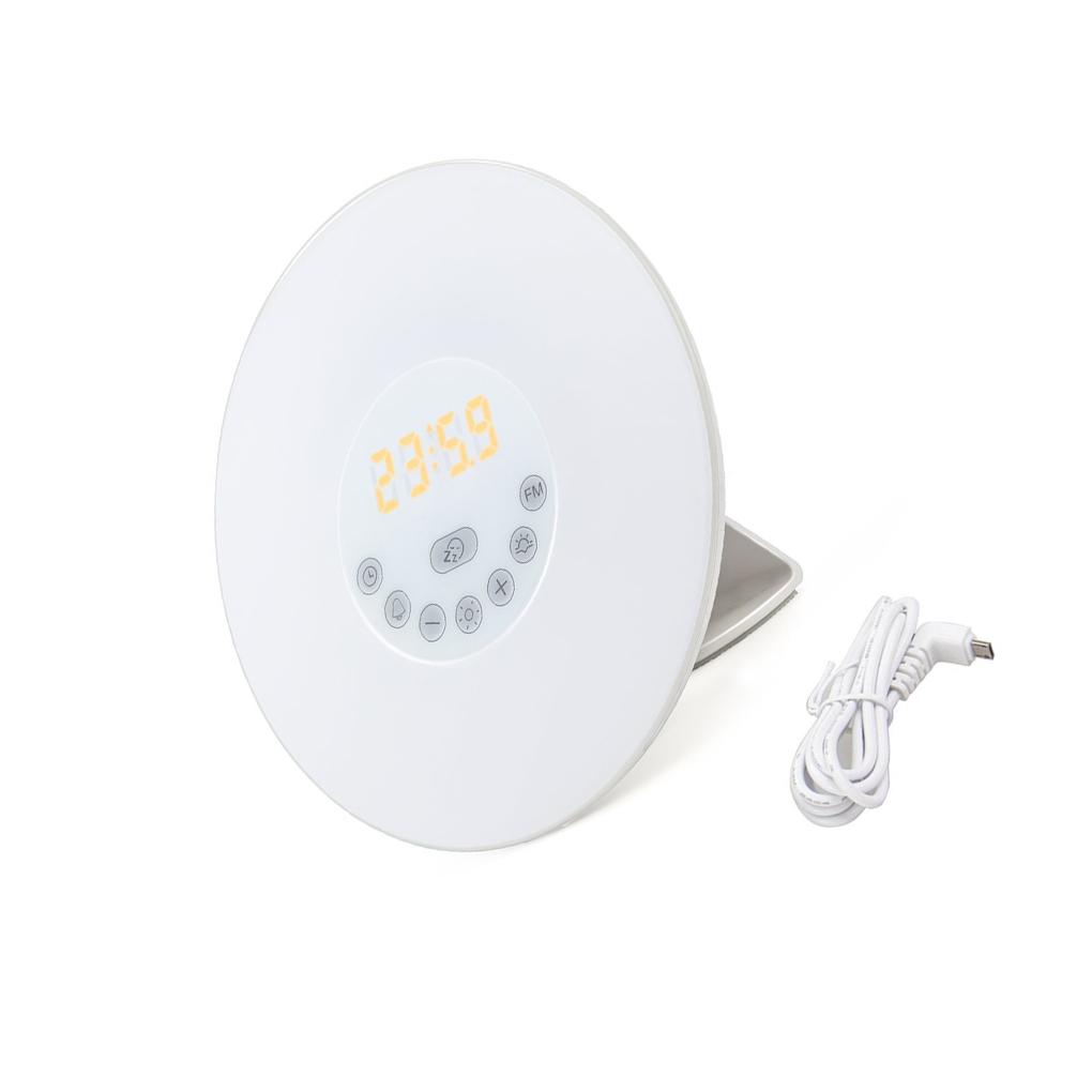 ABS Natural Awakening Sunrise Alarm Clock для здорового сна и программы пробуждения Sunlight Wake-up Light Light Alarm Clock no3usb
ABS Natural Awakening Sunrise Alarm Clock для здорового сна и программы пробуждения Sunlight Wake-up Light Light Alarm Clock no3usb