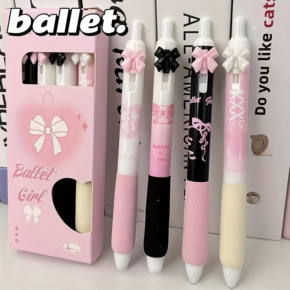 Set of 4 Stylish Black and White Butterfly Pink Gel Pens/0.5Mm Fine Black Ink/Quick-Drying Gel Ink Pens/Three-Dimensional Bow Design розовый
Set of 4 Stylish Black and White Butterfly Pink Gel Pens/0.5Mm Fine Black Ink/Quick-Drying Gel Ink Pens/Three-Dimensional Bow Design розовый