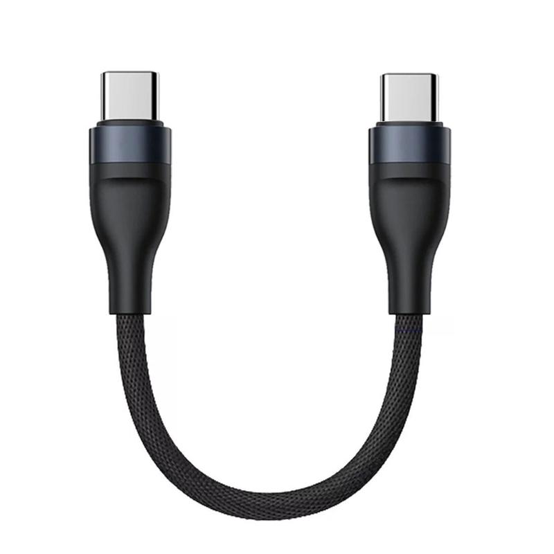 Короткий кабель для зарядки USB C - USB C, кабель для зарядки Type C, быстрая зарядка 66 Вт для PadPro 2020, переключателей PadAir4 и многого другого чёрный
Короткий кабель для зарядки USB C - USB C, кабель для зарядки Type C, быстрая зарядка 66 Вт для PadPro 2020, переключателей PadAir4 и многого другого чёрный