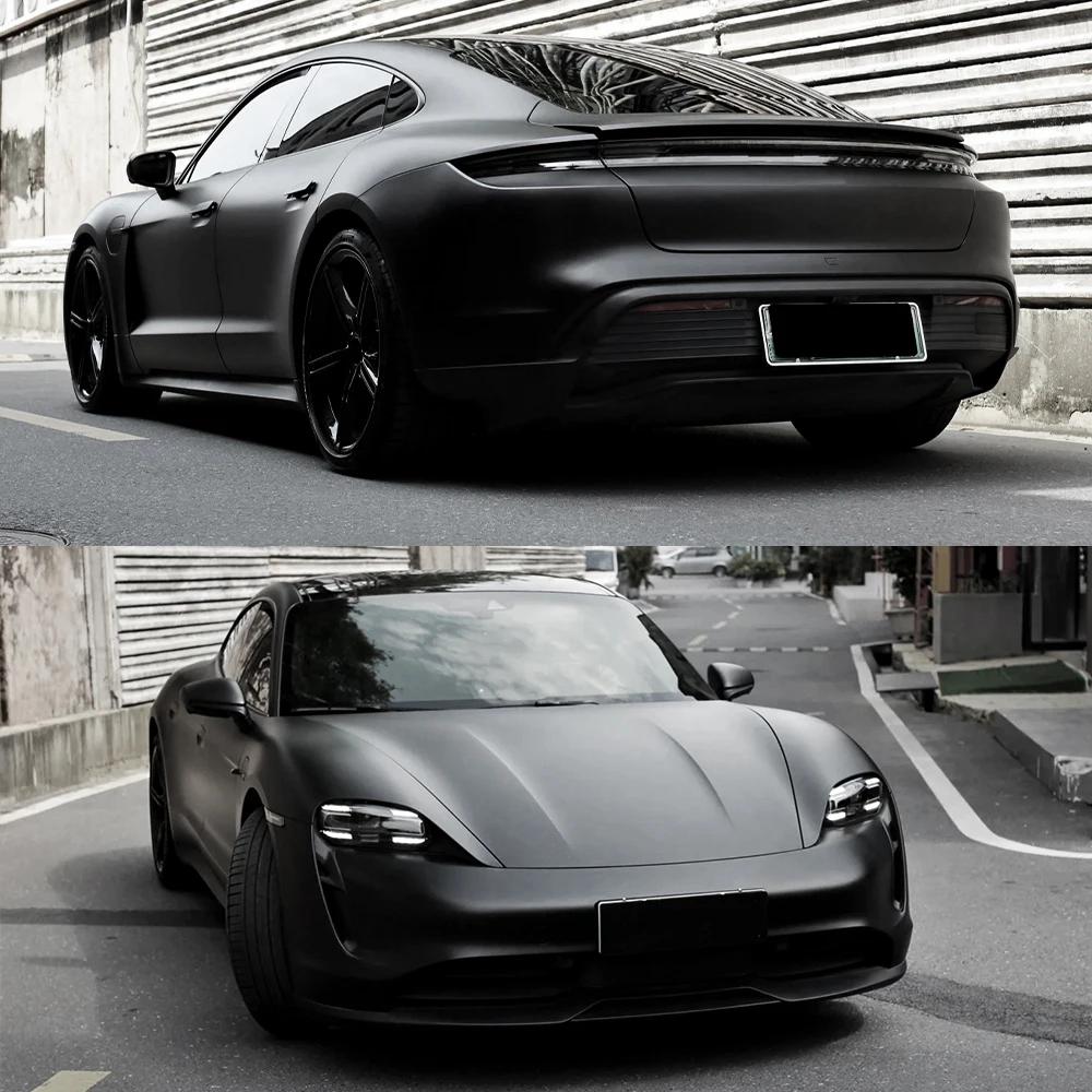 Car Vinyl Wrapping Film Extinction Black Color Change Vinyl Film PET Bubble Free Car Sticker Self Adhesive Auto Accessories 10x152cm
Car Vinyl Wrapping Film Extinction Black Color Change Vinyl Film PET Bubble Free Car Sticker Self Adhesive Auto Accessories 10x152cm