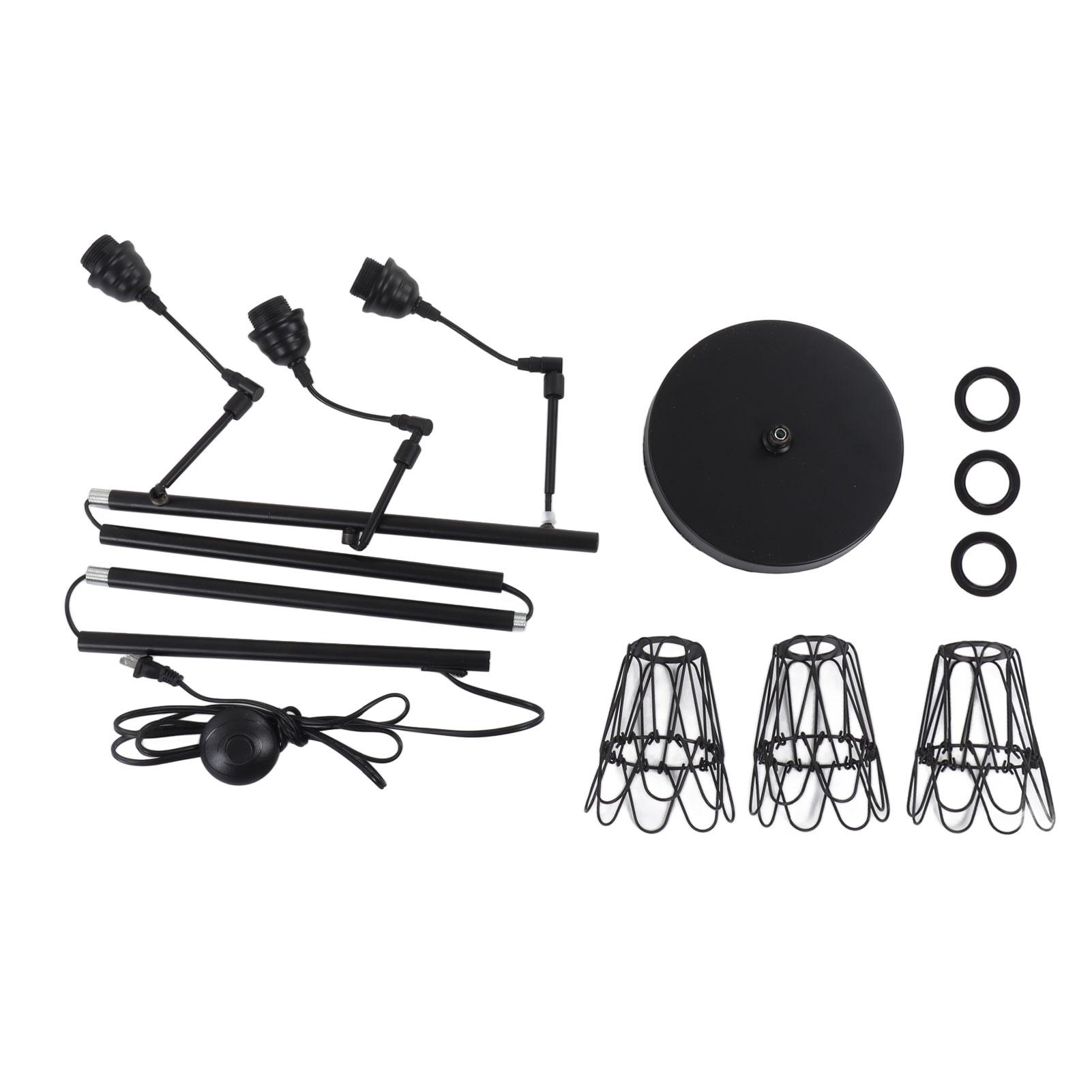 Farmhouse Industrial Floor Lamp Standing Tree Lamp with 3 Elegant Teardrop Cage Heads for Living
Farmhouse Industrial Floor Lamp Standing Tree Lamp with 3 Elegant Teardrop Cage Heads for Living