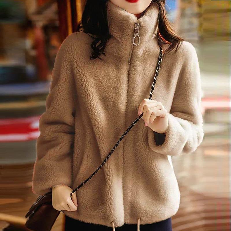 Коралловый флисовый худи на молнии для женщин с утолщенным флисом Trendy Ins Двусторонняя флисовая теплая куртка с высоким воротом M белый
Коралловый флисовый худи на молнии для женщин с утолщенным флисом Trendy Ins Двусторонняя флисовая теплая куртка с высоким воротом M белый