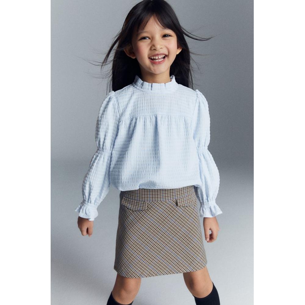 Юбка из ткани HM бежевая клетка
Юбка из ткани HM бежевая клетка