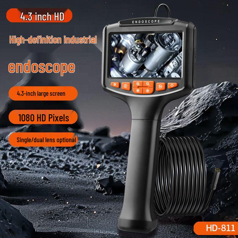HD IPS Screen Visual Endoscope for Industrial, Auto Repair, Engine Carbon Detection Orange, Single Lens, 2m
HD IPS Screen Visual Endoscope for Industrial, Auto Repair, Engine Carbon Detection Orange, Single Lens, 2m